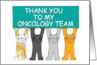Thanks to Oncology Team Ovarian Cancer Support Color Teale card