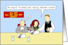 National Buffet Day January 2nd Cartoon Couple Humor card