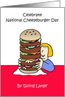 National Cheeseburger Day September 18th card