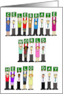 World Hello Day November 21st Cartoon Group of People card