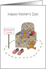 Happy Father’s Day from Twins Cartoon Comfort Zone Humor card