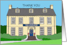 Thank You to Hotel to Customize with any Name Blank Inside card