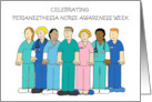Perianesthesia Nurse Awareness Week February Cartoon Group card