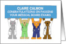Congratulations on Passing Your Medical Board Exams to Personalize card