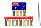 Congratulations on Completing the ADGIE Course, Cartoon Dogs. card