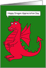 Dragon Appreciation Day, January 16th. card