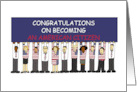 American Citizenship Congratulations Cartoon Group of People card