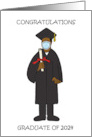 Coronavirus Graduation 2024 Congratulations African American Male card