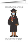 Coronavirus Graduation 2024 Congratulations African American Lady card