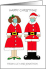 Covid 19 Happy Christmas from Both of Us to Personalize card