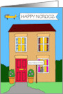 Covid 19 Happy Nooroz Self Isolation Cartoon House Humor card