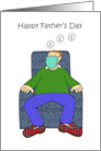 Covid 19 Happy Father’s Day Dad in a Face Mask Armchair Humor card