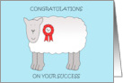 Congratulations Prize Sheep at County or State Fair card