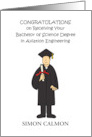 Congratulations Bachelor of Science Degree Aviation Engineering card