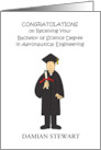 Congratulations Bachelor of Science Degree Aeronautical Engineering card