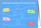 Happy Rosh Hashanah from Across the Miles Romantic Letters card