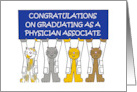 Congratulations on Graduating as a Physician Associate card