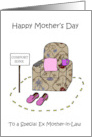 Happy Mother’s Day to Ex Mother in Law Comfort Zone Armchair Humor card
