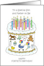 Son and Father to Be Happy Birthday to Customize Any Age card