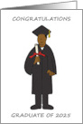 Graduation 2025 Congratulations For Him Cartoon Humor card