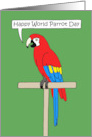 World Parrot Day May 31st Talking Bird card