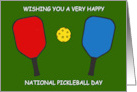 National Pickleball Day August 8th card