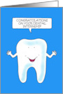 Congratulations On Dental Internship Talking Tooth card