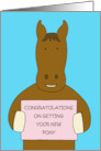 Congratulations On Getting Your New Pony card