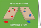 Happy Father’s Day Cornhole Boards and Bags card