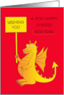 Chinese New Year of the Dragon Across the Miles card