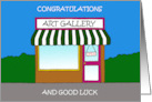 Congratulations New Art Gallery Opening card