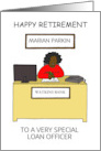 Happy Retirement To Personalize Any Name and Details card