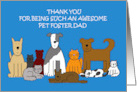 Thanks to Pet Foster Dad Cats and Dogs card