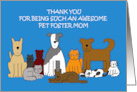 Thanks to Pet Foster Mom Cats and Dogs card