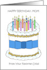 Happy Birthday Mom From Favorite Child card