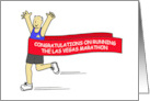 Congratulations on Running the Las Vegas Marathon card