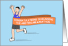 Congratulations on Running the Amsterdam Marathon card