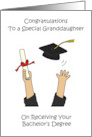 Congratulations Granddaughter On Receiving Bachelors Degree card