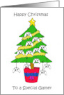 Happy Christmas to Gamer card