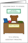 Welcome Back to Assistant Principal to Customize Any Names card