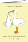 Congratulations a New Great Great Granchild is on the Way card