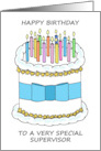 Happy Birthday to Supervisor card