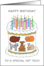 Happy Birthday to a Vet Tech card