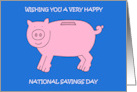 National Savings Day October 12th card