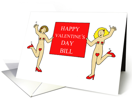 Valentine's Day February 14th for Bill Cartoon Sexy... (1014721)