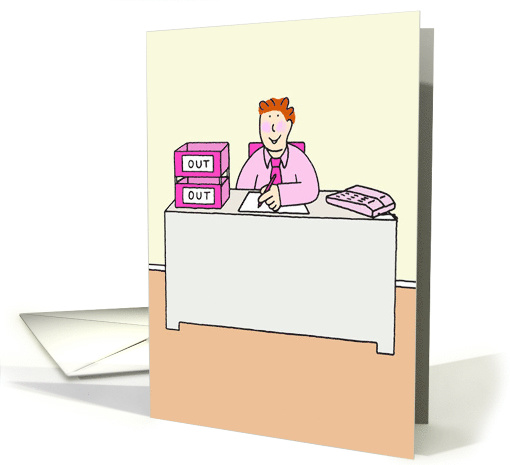 Gay Good Luck New Job Humor card (1044213)