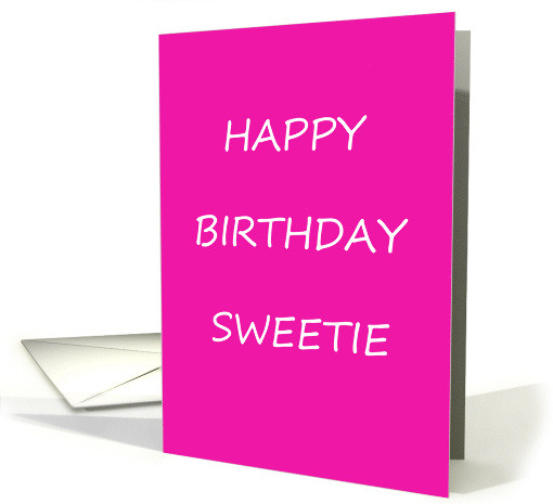 Gay Lesbian Romantic Happy Birthday Sweetie card (1044829)