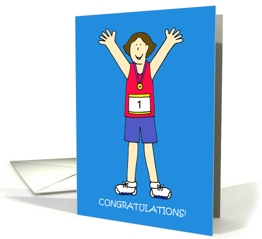 Congratulations on Running a Marathon for a Female card (1081750)