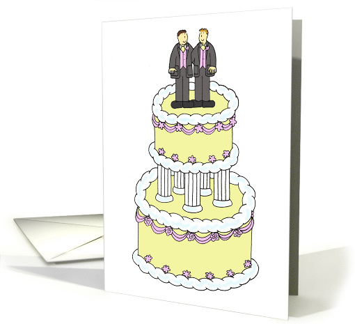 Civil Partnership Wedding Male Couple Invitation Two... (1083876)