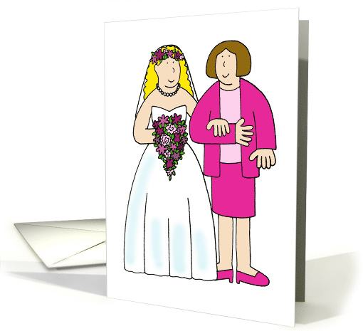 Thank you Mom for Helping to Make My Wedding Day Perfect card